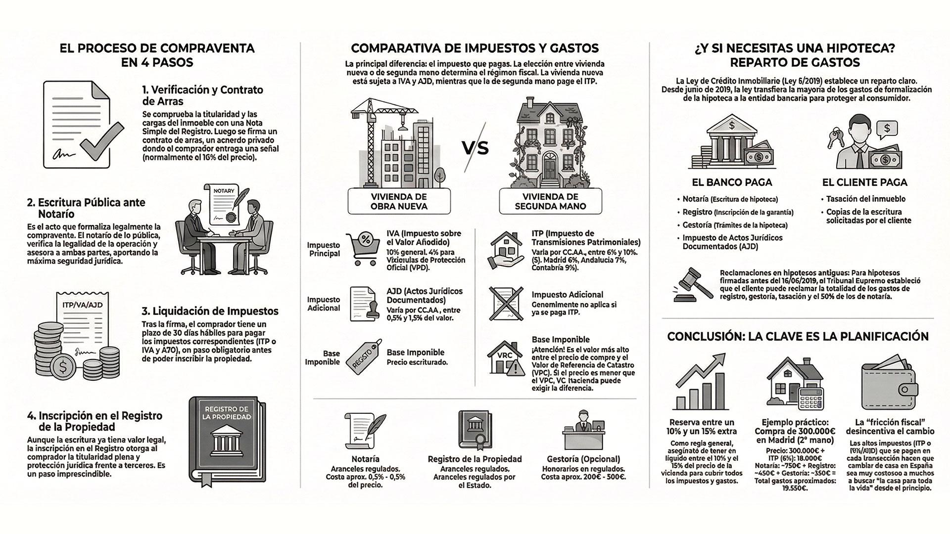 gastos de compra de vivienda explicados por abogados especialistas en vivienda