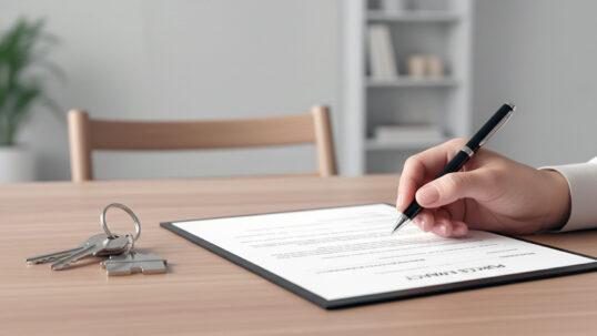 abogados especialistas en vivienda revisando contratos inmobiliarios